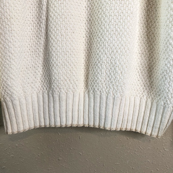 Vintage Lord Jeff 100% Cotton Cable Knit Crew XL - Picture 7 of 8